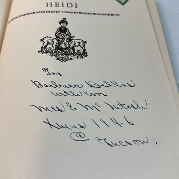 Heidi by Johanna Spyri illustrated by William sharp 1945 - Picture 3 of 7